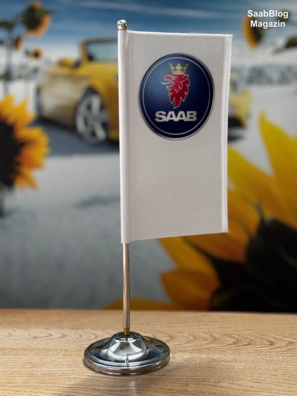 Saab Tischfahne
