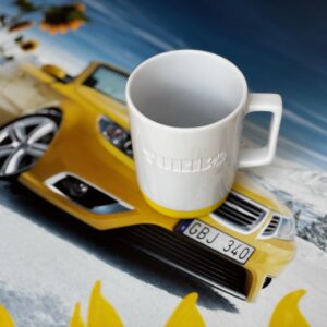 Saab Turbo Tasse "Lynx Yellow"