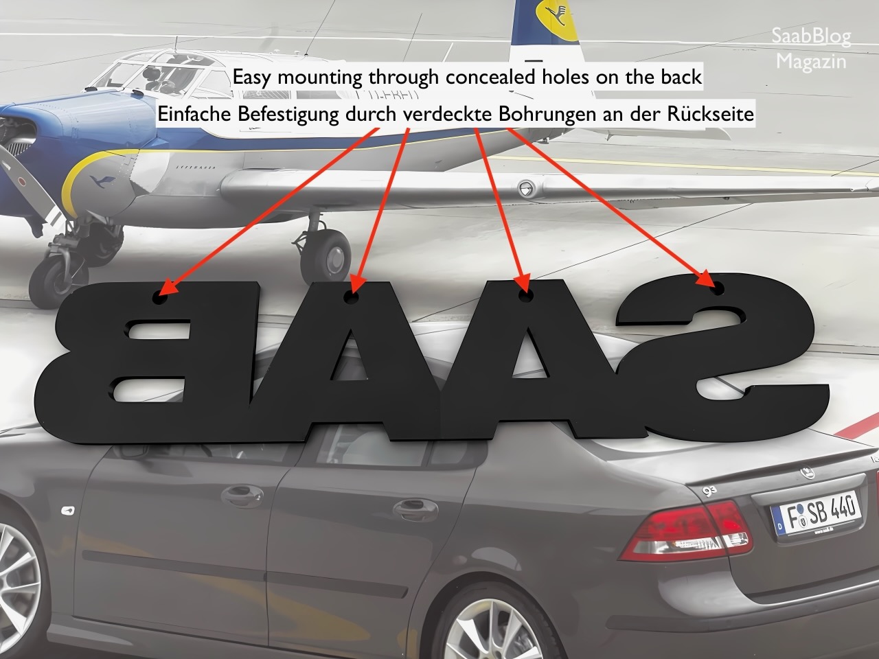 Saab Wanddekoration Lasse