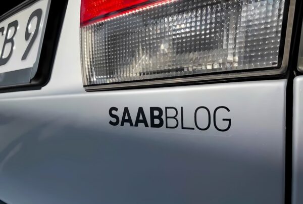 SaabBlog Aufkleber, schwarz
