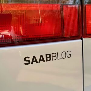 SaabBlog Aufkleber, schwarz