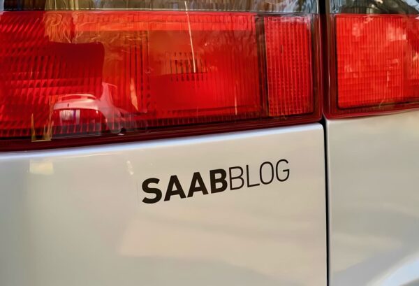 SaabBlog Aufkleber, schwarz